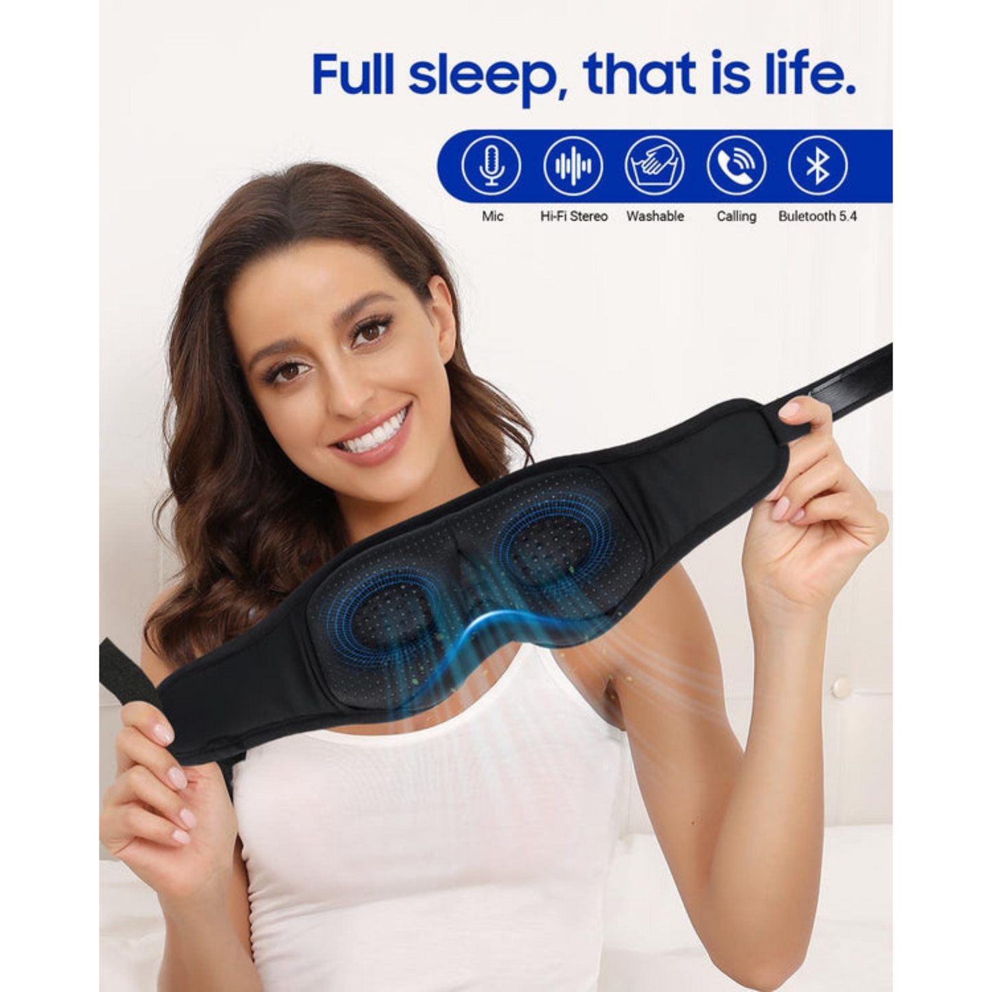 manifesting mask with headphones